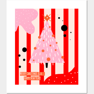 Special fun and playful Christmas greeting card Posters and Art